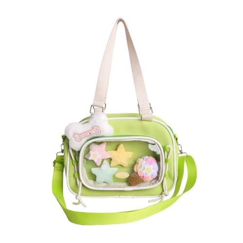 Sac à bandoulière esthétique japonaise en nylon léger avec grand volume de rangement