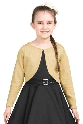 BlackButterfly Kids Long Sleeve Sparkle Cardigan Childrens Girls Shrug2