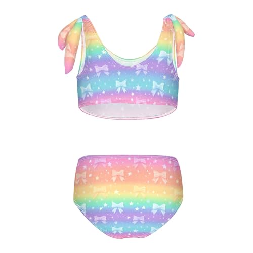 Image of Boccsty Cute Crab Red Blue Girls Swimsuits Kids Bikini Sets 2 Pcs Bathing Suit for 3T