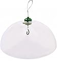 Crystals Bird Feeding Station Plastic Squirrel Baffle Dome For Stop Squirrels Stealing Bird Feed, Transparent