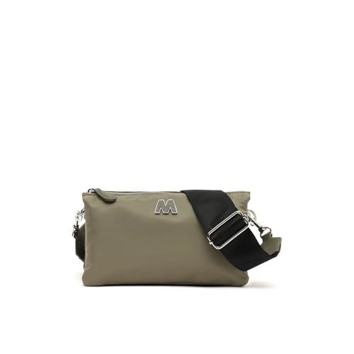 MISAKO Geran bolso bandolera pequeño en nylon Mujer - Geran Beige 14x24x8 cm