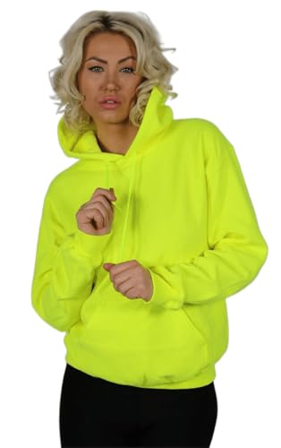 Image of SXV STYLE Hooded Pullover Solid Plain Unisex Cotton Oversized Baggy Sweatshirt Hoodie