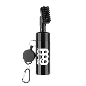 PPG Pro Golf Club Cleaner Brush with Squeeze Water Bottle| High-Capacity Water Reservoir | Club Groove Cleaner| Essential Golf Accessories for Men, Best Golf Gifts for Men| Clips to Golf Bag
