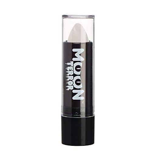Moon Terror Pintalabios de Halloween | Maquillaje SFX, Maquillaje de efectos especiales Blanco malvado 5 g (Paquete de 1)