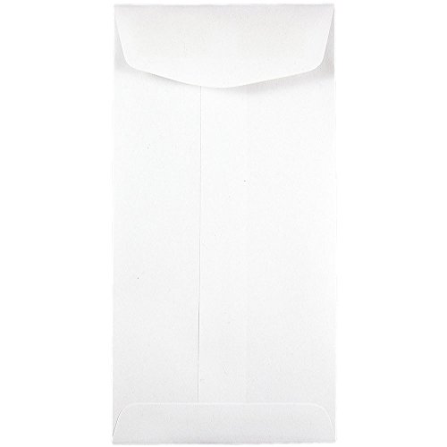 Jam Paper #7 Coin Business Envelopes - 3 1/2 X 6 1/2 - White - 25/Pack #TOP29