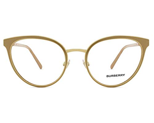 Burberry Women's BE1324 Eyeglasses Beige/Light Gold 52mm