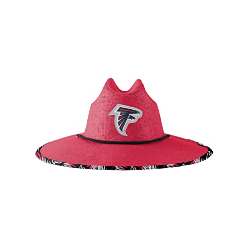 Image of FOCO Men's NCAA College Team Logo Floral Straw Sun Hat