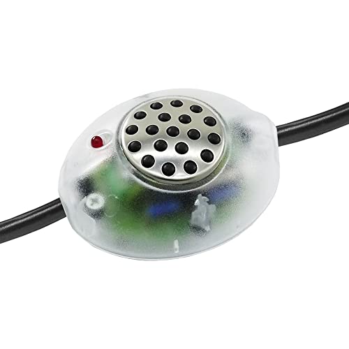 Preisvergleich Produktbild Fußdimmer 40-300W Transparent Hochvolt Universal-Dimmer Schnur-Zwischendimmer für Glühlampen, Halogen und LED 220-240V