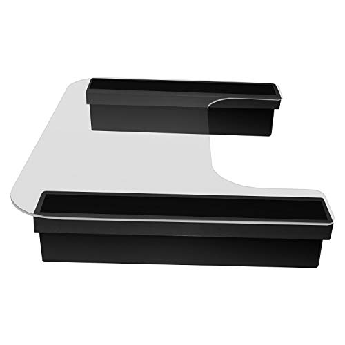 Rehabilitation Advantage Slide-On Clear Polycarbonate Wheelchair Lap Tray #TOP3