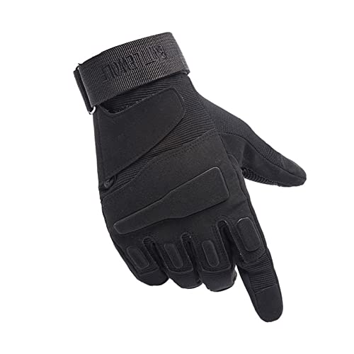 Ipenny Mens Motorcycle Gloves Heavy Duty Fullfinger Outdoor Gloves Breathable Lightweight Paintball Gear Rubber Hard Knuckle Gloves For Airsoft Cycling Hiking Camping Shooting Hunting Powersports #TOP13