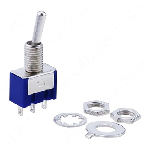 Interruptor de palanca MTS-102 SPDT 6A 125VAC mini para proyectos 5
