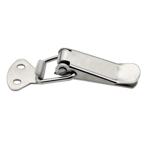 Miniatura 3 de (10 PCS) (S) Pequeño acero inoxidable Spring Toggle Latch Caja de madera Draw Pestillo Gabinete