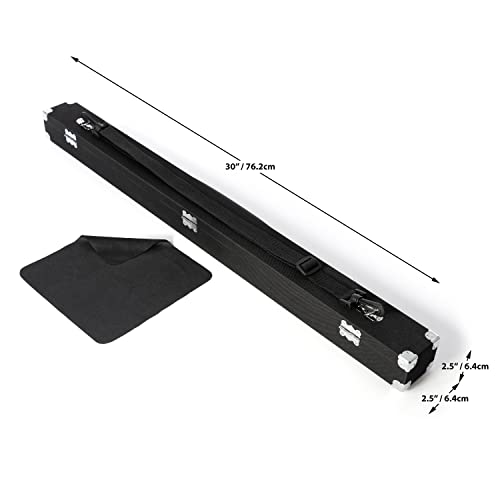 Smith & Basil Cello Bow Case - Fits Three 4/4 Violin, Cello Or Viola Bows - Hard Outer Shell With Premium Internal Velvet Padding - Shoulder Strap And Name Tag Included #TOP2