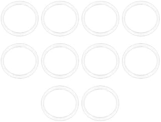 sourcing map Silicone O-Ring, 27mm OD, 21mm ID, 3mm Width, VMQ Seal Rings Gasket, White, Pack of 10