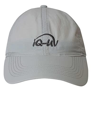 iQ-UV UV Schutz Cap Recycelt Parasol Gris Gorra de béisbol, Grau, Talla única Unisex Adulto Cover