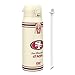 Price comparison product image NFL San Francisco 49ers Sports Thermal Water Bottle with Removable Straw, 750ml/24oz, Leak Proof Insulated Drinking Bottle, Easy to Open, Secure Lock, Dishwasher Safe, Flip Cover, Metal Water Bottle