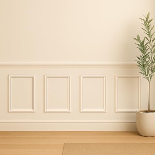Image of Ekena Millwork PNL08X12AS-01 8 inchW x 12 inchH x 1 /2 inchP Ashford Molded Classic Wainscot Wall Panel