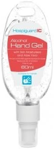 4 x Personal Hand Sanitiser Gel Bottles. (Free Belt Clip)