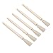 Mipcase Coffee Grinder Brush 5pcs Lab Cleaning Brush Scale Balance Cleaning Brush Laboratory Brush Beaker Brush with Wooden Handle Keyboard Window Groove Cleaning Brush Coffee Brush