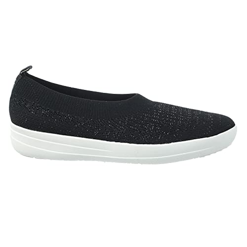 Ballerines Fitflop Uberknit contre les pieds fatigués en maille métallisée