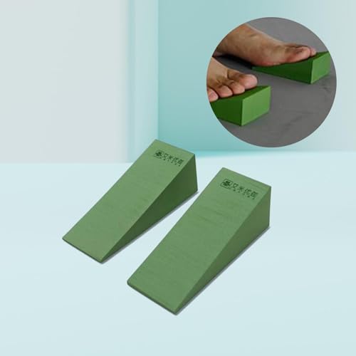 image for Aosekaa 2 Pieces Yoga Foam Wedge, EVA Wedge Block, Heel Stretcher Back
