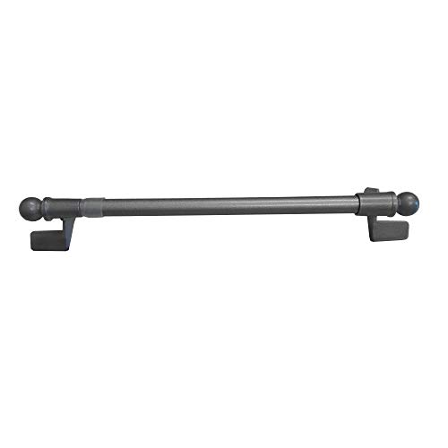 Gcurtain 1 Tringle vitrage Extensible 22-30cm Boule Gris Cover