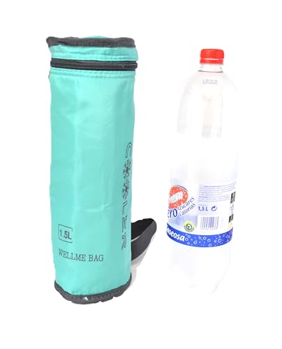 BETTER WITH FRIENDS Nevera Verde 1.5l Botellas Enfriador Flexible portátil para Playa Camping Bolsa térmica Camping Enfriador Camuflaje Militar