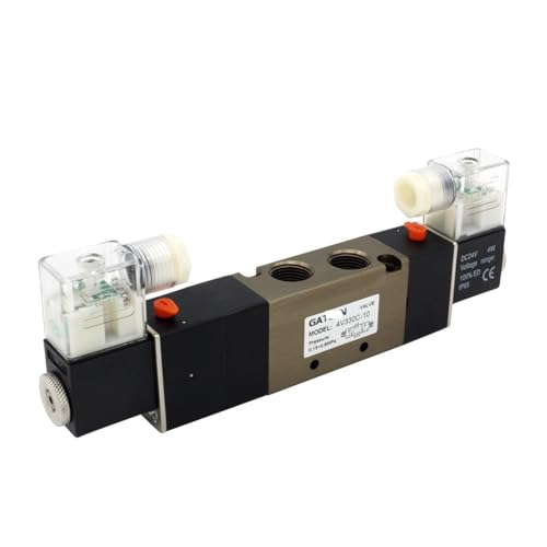 Électrovanne pneumatique 4V330E-10 double solénoïde 5 voies 3 positions 3/8 BSPT DC24V