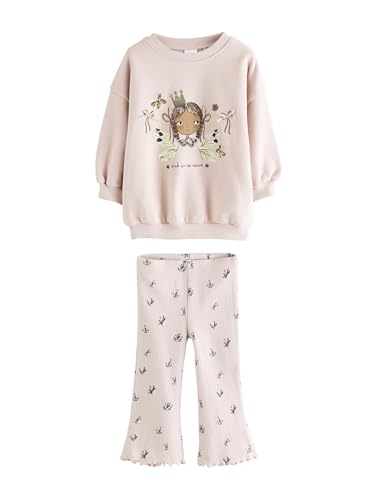 Conjunto de sudadera y leggings acampanados ideal para el colegio y parque