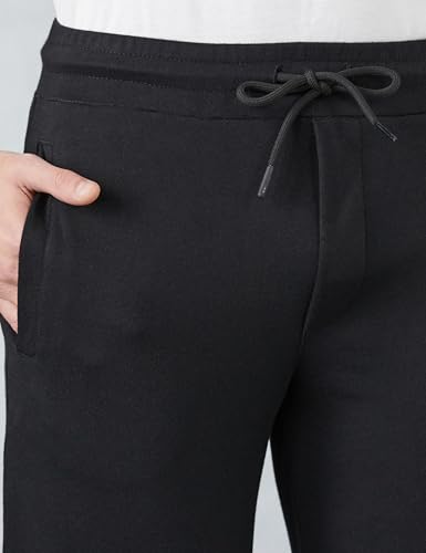 Image of Amazon Brand - Symbol Men Cotton Rich Strechable Terry Knit Pants - Regular Fit