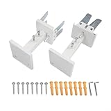 Photo Gallery cyrent staffa da pavimento per radiatore in acciaio regolabile in altezza 14-21 cm, supporto bianco argento con ancore di espansione chiavi esagonali per l installazione del sistema di riscaldamento Photo Gallery cyrent staffa da pavimento per radiatore in acciaio regolabile in altezza 14-21 cm, supporto bianco argento con ancore di espansione chiavi esagonali per l installazione del sistema di riscaldamento