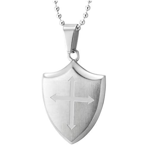 Collier bouclier acier homme pour affirmer son style viril au quotidien