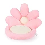 Ditucu Flower Shape Chair Pillow Cute Seat Cushion 19 inch Comfy Lazy Sofa Floor Pillows Dorm Seating for Bedroom Decor Pink