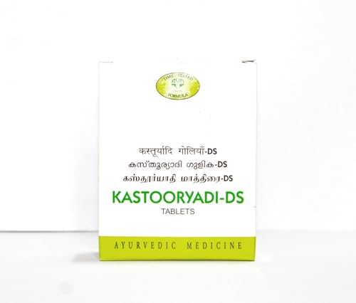 Kastooryadi Gulika D.S comprimés ayurvédiques pour la vitalité générale