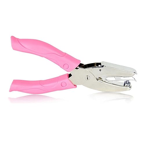 Medium Circle, Versatile Metal Single Hole Puncher 5 Unique Patterns Options