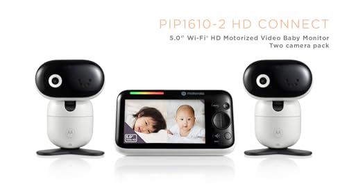 Motorola Nursery PIP1610-2 HD Connect: Dual-Camera Wi-Fi Baby Monitor with Motorized Pan-Tilt-Zoom — view 8