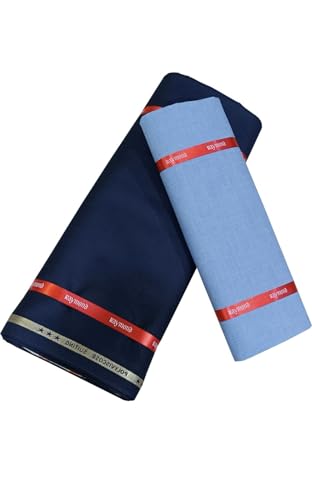 Image of Raymond Men's Unstitched 3.25 Meters Suit Fabric Set with Cufflinks and 1.7 Meters Shirt Piece (Multicolour, All Weather Fabric,Attractive Box,Premium Fabric) (5)