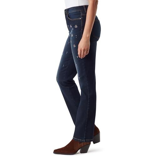 Gloria Vanderbilt Women's Amanda High Rise Straight Leg Jean Standard2