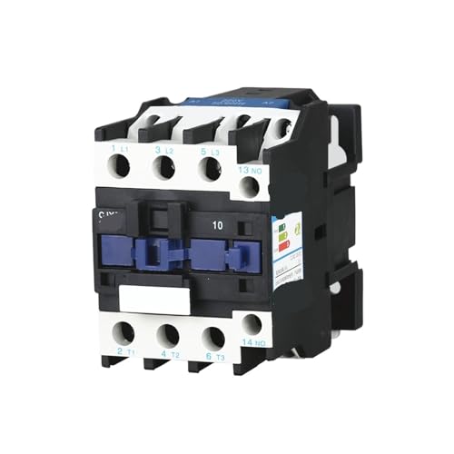 Contacteur CA tripolaire CJX2-3210 AC 36V rail DIN 35 mm avec contact auxiliaire 1NO