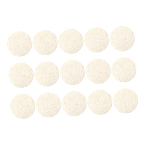 ADOCARN 15 Piezas Limpiadoras Exfoliantes Depurador Facial De Lufa Depuradores Faciales Depurador De Cara Para Mujer Depurador De Cuerpo Beige Esponja Vegetal Natural