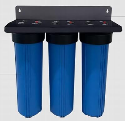 Waterdrop 3-Stage Whole House Water Filter System,Reduce Iron & Manganese