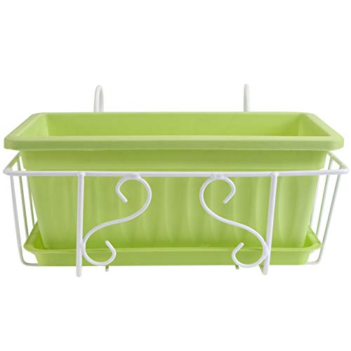 BESPORTBLE Hanging Flower Pot Wall Hanging Planter Deck Planters Planting Flowerpot Garden Supply