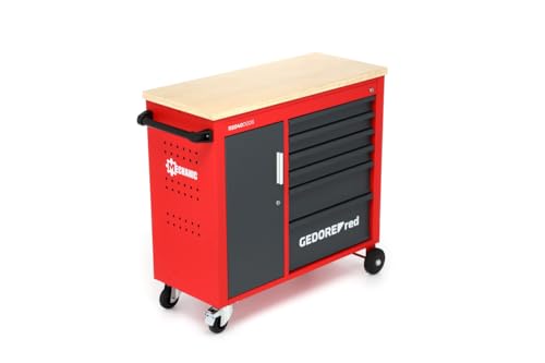 GEDORE red Werkstattwagen MECHANIC PLUS, Werkzeugwagen mit...