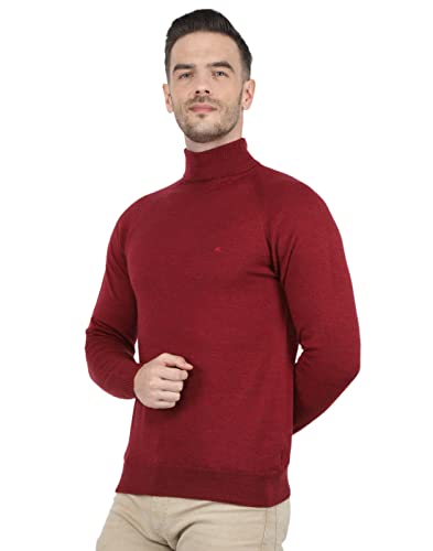 Image of Monte Carlo Men Wool High Neck Pullover Sweater