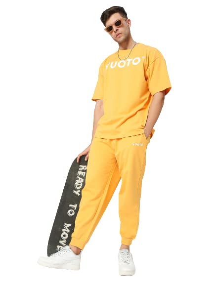 Image of VUOTO Lifestyle Cotton Track Suit Men's Co-ord Sets