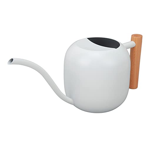 Arrosage pot d'intérieur en acier inoxydable au design épuré blanc Domary
