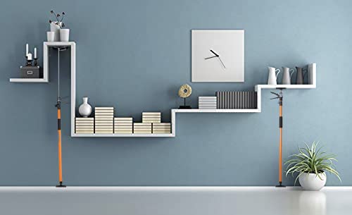 2Pk Support Pole, Steel Telescopic Adjustable 3Rd Hand Support System, Support Rod, Supports Up To 154 Lbs Construction Rods For Cabinet Jacks Cargo Bars Drywalls Extends From 49 Inch To 114 Inch #TOP2