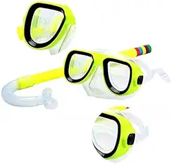 Óculos Mergulho Snorkel Infantil Juvenil Silicone Natação DM ACESSÓRIOS
