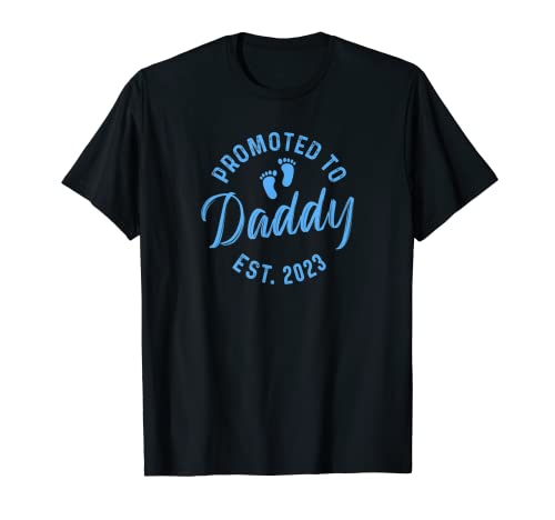 Promoted To Daddy Est 2023 Camiseta