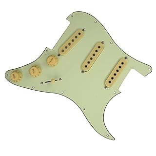 Yajuyi Pickguard Chargé de Guitare En Alliage D’aluminium Sss pour Pièces de Rechange de Guitare - Les Beatles, Paul McCartney, John Lennon, RIngo Starr, George Harrison
